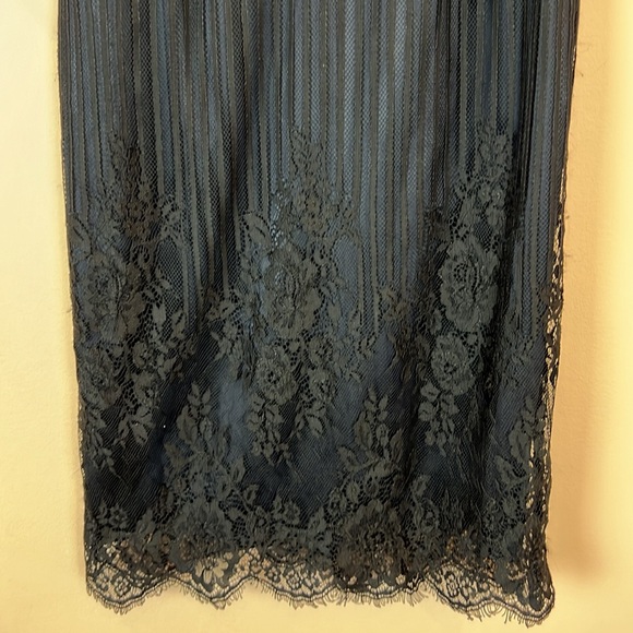 Erin by Erin Fetherston navy and black lace cocktail dress Size 6 - Picture 3 of 9